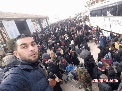 Les Aleppins fuyant les quartiers est occupés par les rebelles