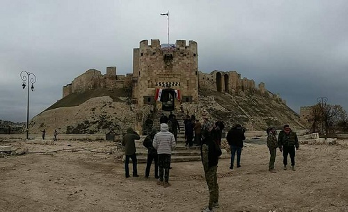 Nouvelle photo de la citadelle d'Alep