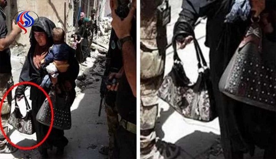 La femme de Daech qui s'est fait exploser vendredi avec son bébé
