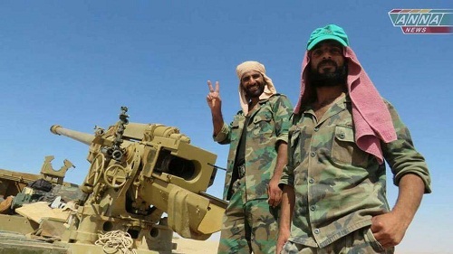 Des militaires syriens à Sokhna