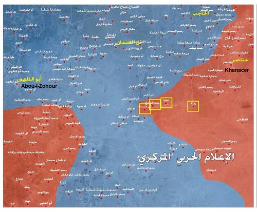 La situation à Khanacer mercredi 10 janvier