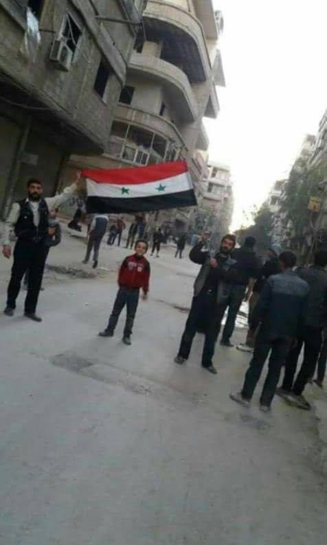 A Sakba dans la Ghouta orientale, mardi 6 mars (Photo Média de guerre)