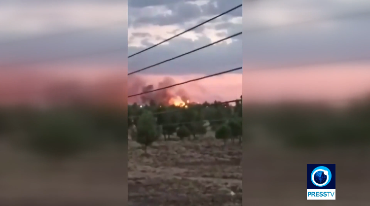 Explosion dans des entrepôts de l'armée américaine à Hassaké