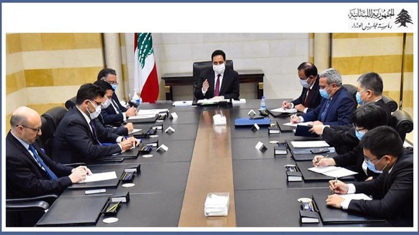 La délégation de l'ambassade de Chine a rencontré le Premier ministre libanais et d'autres ministres le jeudi 2 juillet
