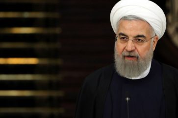 Le président iranien, cheikh Hassan Rohani