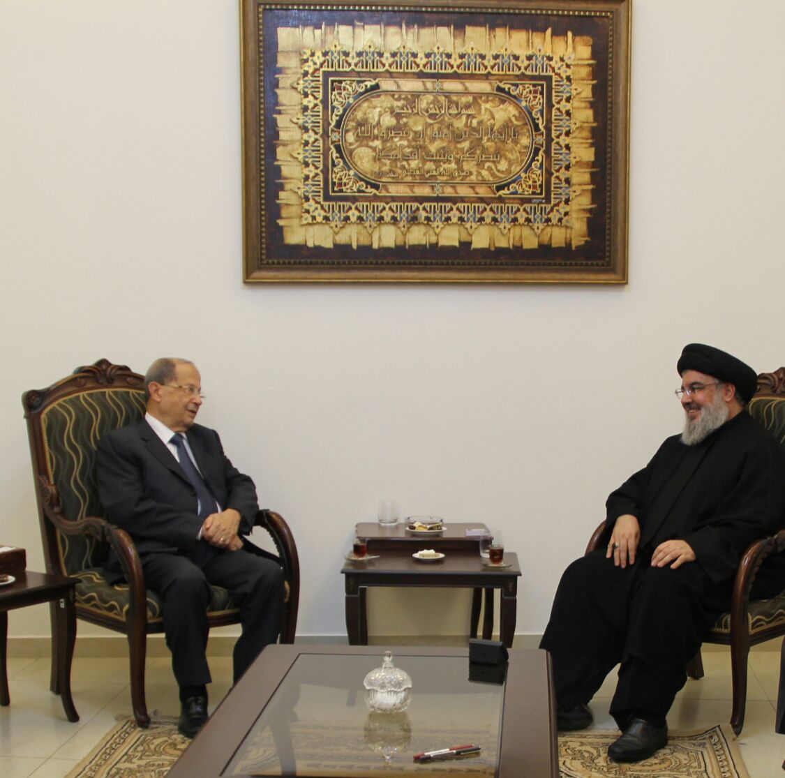 Michel Aoun, présidentielle libanaise, Sayed Hassan Nasrallah