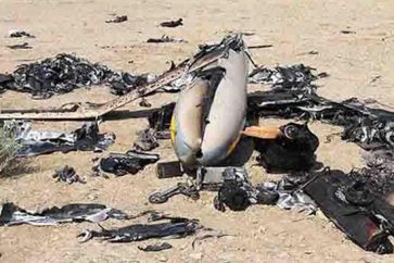 Drone saoudien abattu par les forces yéménites (Archives)
