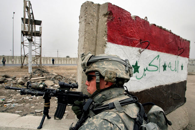 soldat américain en Irak