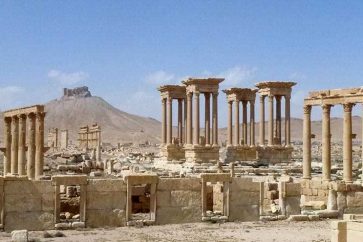 مدينة تدمر الاثرية في حمص