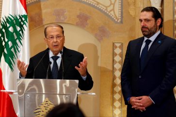Saad Hariri et Michel Aoun