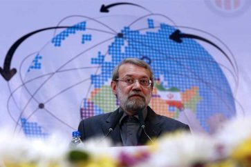 Ali Larijani lors de l'ouverture de la 1ère conférence sur la sécurité en Asie de l'ouest