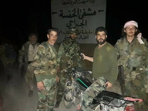Les militaires syriens à Khafsa