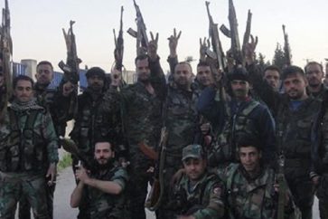 Des soldats syriens dans la province de Hama
