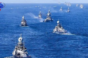 مناورات القوة البحرية الايرانية