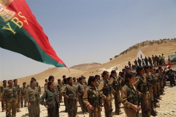 Kurdes à Sinjar