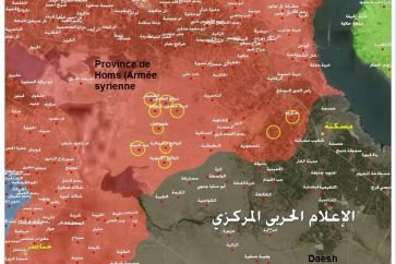 Carte de la province d'Alep (Média de guerre)