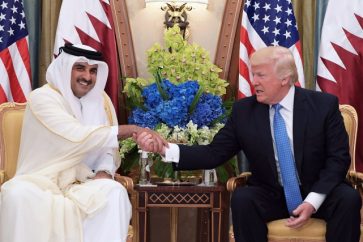Donald Trump et Tamim al-Thani