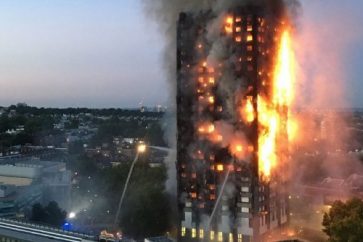 Incendie dans un HLM à Londres