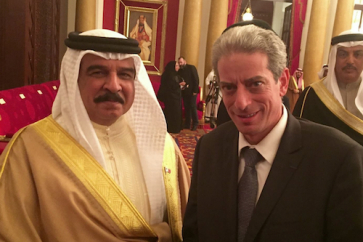 Le roi du Bahrein et le conseiller spécial du grand rabbin de France Moché Lewin