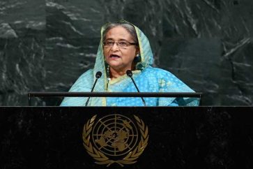La Première ministre du Bangladesh, Sheikha Hasina