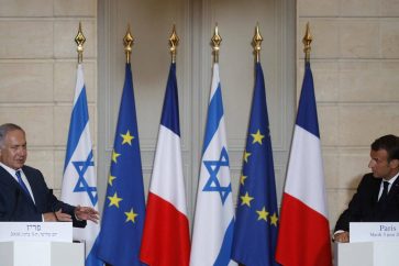 Israeli Prime Minister Benjamin Netanyahu in Paris