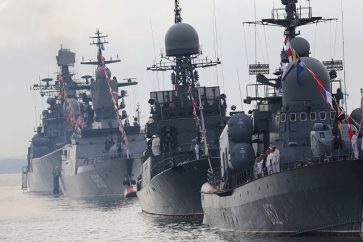 Des navires de la marine russe (image d'illustration)