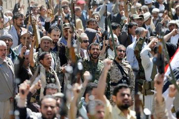 Des partisans d'Ansarullah au Yémen