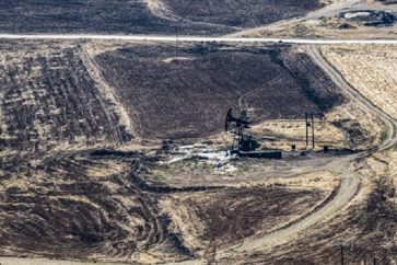 Un puits de pétrole dans la région de Hassaké