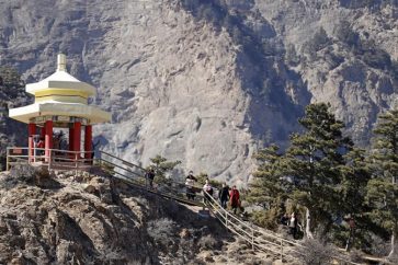 Les sites touristiques ont ouvert leur porte, à l’instar du parc forestier national des monts Helan à Yinchuan, capitale de la région autonome Hui du Ningxia (nord-ouest de la Chine)