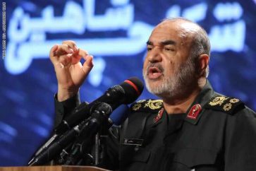 Le général Hossein Salami, commandant en chef du Corps des gardiens de la Révolution islamique en Iran