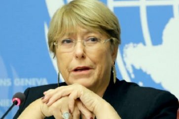 Michelle Bachelet, la Haut-Commissaire de l'ONU aux droits de l'homme
