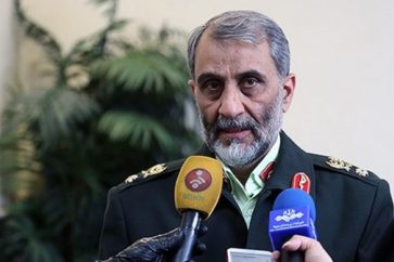 Le commandant adjoint des Forces de sécurité intérieure iraniennes, le général de brigade Qassem Rezaei