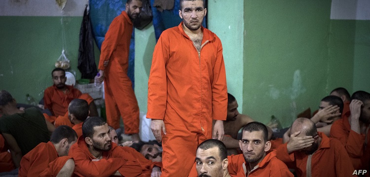 Les détenus daechistes de la prison de Hassaké