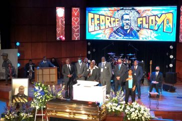 Cérémonie en hommage à George Floyd