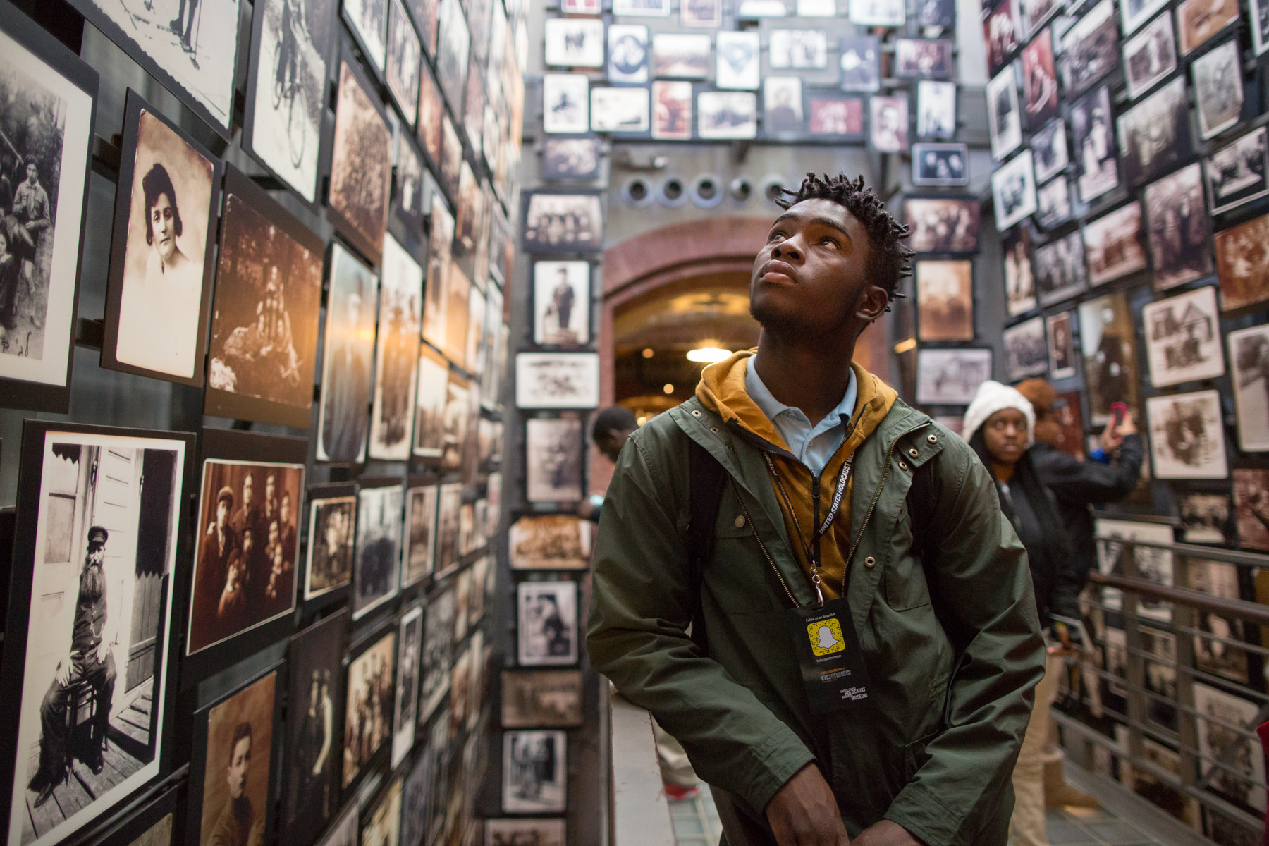 14 December 2016, Students from Anacostia High School tour the Permanent Exhibition.