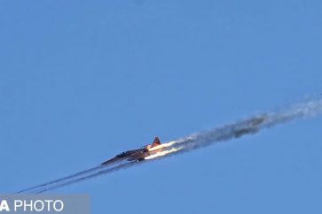 Les bombes intelligentes Qassed et les missiles air-sol Maverick, largués par des chasseurs-bombardiers F-4, ont détruit leurs cibles sur le sol, le 3 novembre 2020, Ispahan. ©ISNA