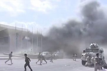 Deux explosions se sont produites, mercredi 30 décembre, à l'aéroport d'Aden.