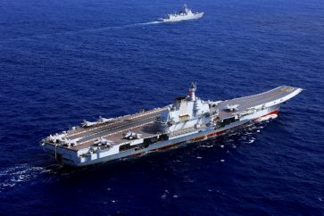 Le bâtiment le plus récent de la flotte chinoise, le Shandong, a traversé le détroit de Taïwan