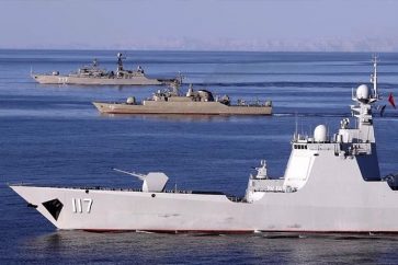 Manoeuvres militaires baptisées: Ceinture de sécurité maritime Iran-Russie 2021