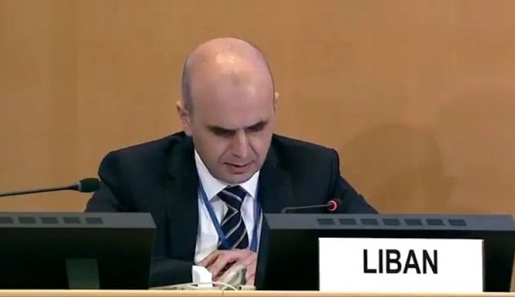 Le représentant du Liban auprès des Nations Unies à Genève, Salim Baddoura,