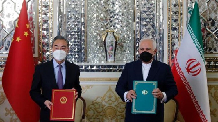 Téhéran et Pékin ont conclu un accord historique de coopération, qui doit courir sur 25 ans.