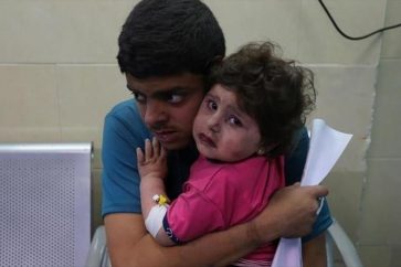Des enfants palestiniens traumatisés par les bombardements israéliens contre Gaza