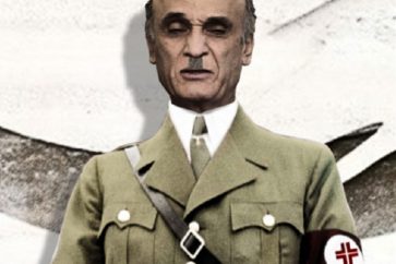 Le chef de la milice des Forces Libanaises, Samir Geagea