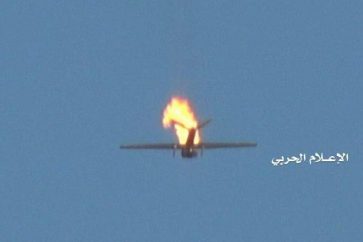 Un drone de la coalition abattu par un missile yéménite (Archives)