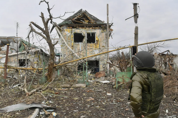 Les destructions dues aux frappes ukrainiennes à Donetsk (Sputnik)