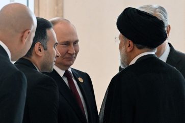Les présidents Poutine et Raïssi