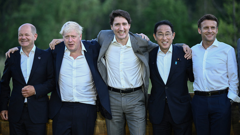 Les dirigeants du G7.