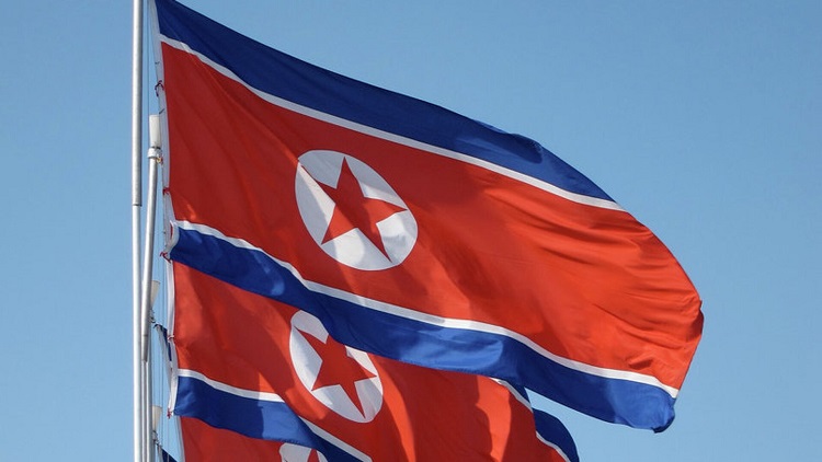 Drapeaux de la Corée du Nord