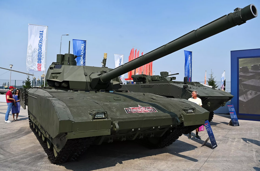 Char de troisième génération russe, le T-14 Armata.