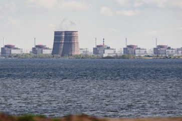 La centrale nucléaire dans la région de Zaporojié.